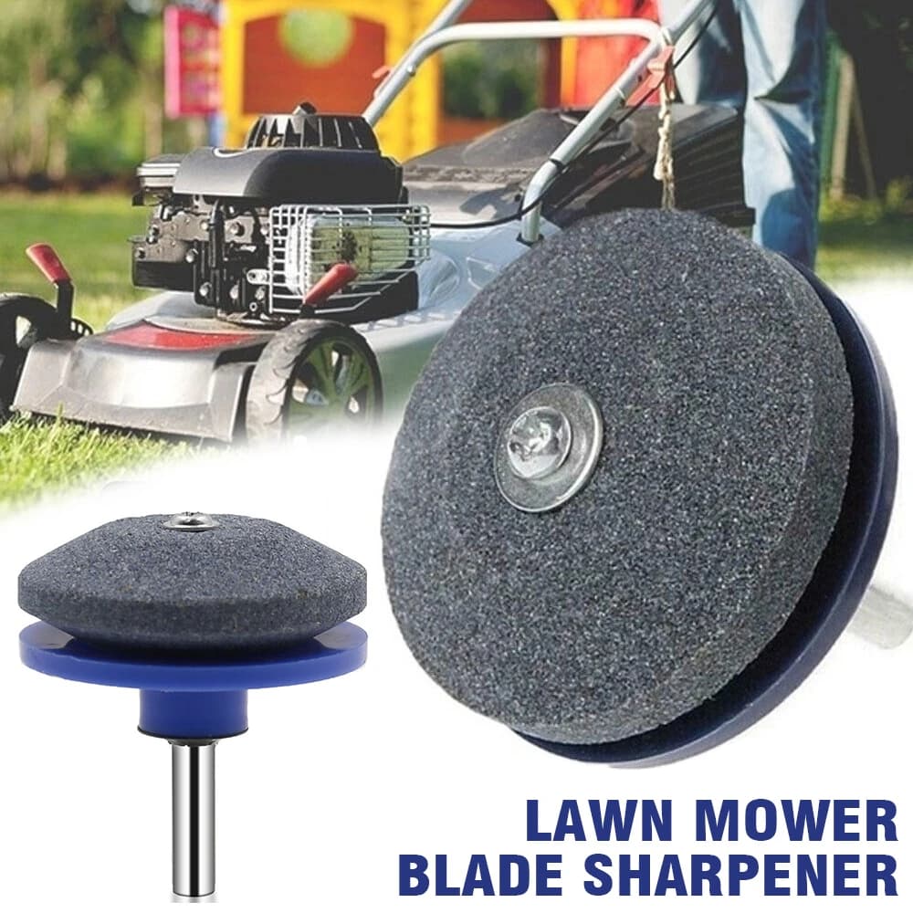 Lawn Mower Blade Sharpener Rotary Stone Grindstone Sharpening Drill Tool AU