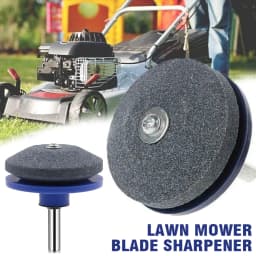 Lawn Mower Blade Sharpener Rotary Stone Grindstone Sharpening Drill Tool AU