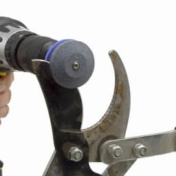 Lawn Mower Blade Sharpener Rotary Stone Grindstone Sharpening Drill Tool AU