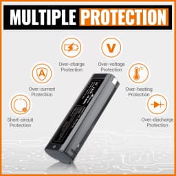 VANON 404717 1/2/4 Pack 6V 4.8Ah NI-MH Battery Replace for Paslode B20544E 404400 900420 900600 902000 B20720 Tools Battery Pin
