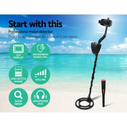 Metal Detector Pinpointer 220MM Deep Sensitive Water Resistant Treasure Hunter Search Tool