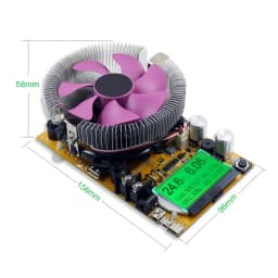 Electronic Load Tester 150W 20A Resistor Adjustable Constant Current Battery Capacity Tester Resistance Power Tester