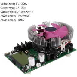 Electronic Load Tester 150W 20A Resistor Adjustable Constant Current Battery Capacity Tester Resistance Power Tester
