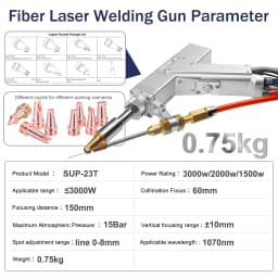 Raycus 3000W 4 in1 Fiber Laser Welding/Cleaning Welder Machine & 2 Channel Feeder machine
