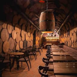 Retro nature loft wood Wine barrel hanging vintage pendant lights for dining room living room restaurant cafe bar