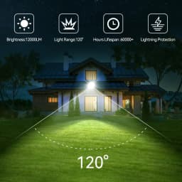LED Flood Light 30W 50W 100W 150W 200W 300W Outdoor Security Garden Lamp Security Lights IP66 Waterproof