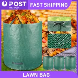 4PCS 272L Large Garden Waste Bag Lawn Garden Leaf Grass Reusable Duty Rubbish Bag