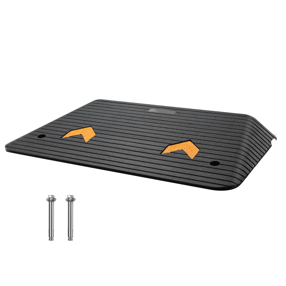 SucceBuy Multi Size Driveway Curb Ramps Portable Non-Slip Lightweight Rubber Threshold Car Ramp to Wheelchair Scooter