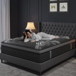 34CM Mattress Euro Top Pocket Spring Gel Memory Foam Hybrid Medium Firm Mattress