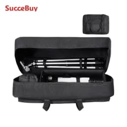 SucceBuy Telescope Case 30” Telescope Storage Bag w/ Fixed Buckles Multi-Pocket& Detachable Divider Shock-Absorbent Carrying Bag