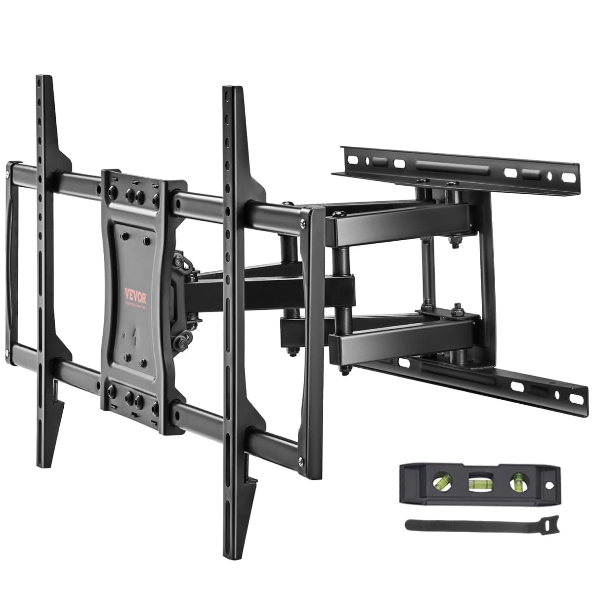 SucceBuy Full Motion TV Mount Fit for 37-75in TVs Swivel Tilt Horizontal Adjustment TV Wall Mount Bracket W/ Articulating Arms