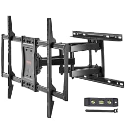 SucceBuy Full Motion TV Mount Fit for 37-75in TVs Swivel Tilt Horizontal Adjustment TV Wall Mount Bracket W/ Articulating Arms