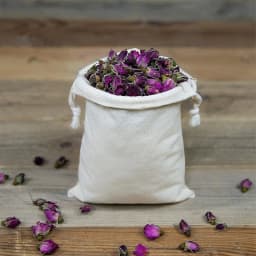 30PCS Drawstring Storage Bags Calico Bags Natural Linen Tote Gift Bag Bulk