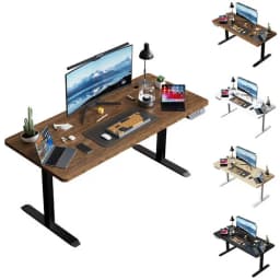 Electric Standing Desk Height Adjustable Motorised Home Office Stand Table 1.2M