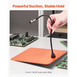 SucceBuy Magnetic Helping Hands Soldering Station 4Flexible Arms Third Hand Tool with 6PCB Pillar Holders for Electronic Repair