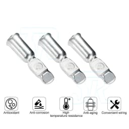 20x 50Amp Copper Terminals Connector For 50a Anderson Style Plugs Contacts