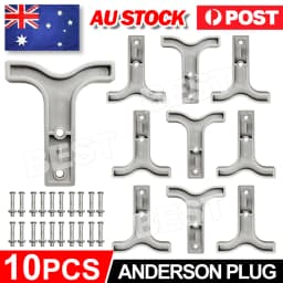10PCS 50AMP 12-24V Grey T Bar handle for Anderson style plug connectors tool AU