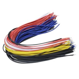 100pcs Tin Plated PCB Solder Cable Fly Jumper Wire Copper Conductor Wire 8 inch Heat-resistant Cable Wire Soft Wire