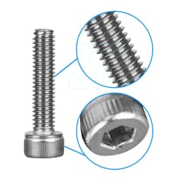 1080pcs M2/M3/M4/M5 Stainless Steel Bolts Nuts Screws Hex Head Assorted Kit Set