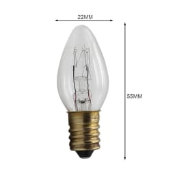 1/2x Globes Bulbs 7W 220V E12 E14 Clear Night Light Lamp Replacement Bulbs Home Decor