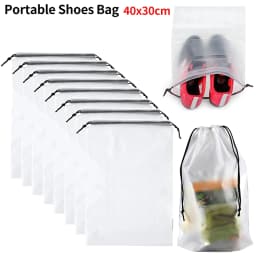 20PCS Shoe Bag Portable Travel Sport Storage Pouch Drawstring Dust Organizer