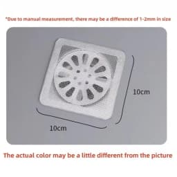 6-40pcs Disposable Hair Catcher for Shower Mesh Shower Drain Covers Floor Sink Strainer Filter Mesh Sticker Bathroom Accessories