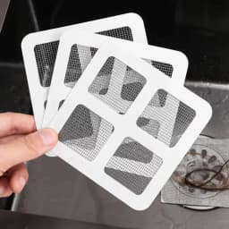 6-40pcs Disposable Hair Catcher for Shower Mesh Shower Drain Covers Floor Sink Strainer Filter Mesh Sticker Bathroom Accessories