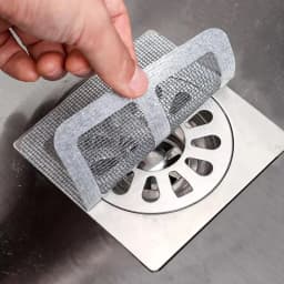 6-40pcs Disposable Hair Catcher for Shower Mesh Shower Drain Covers Floor Sink Strainer Filter Mesh Sticker Bathroom Accessories