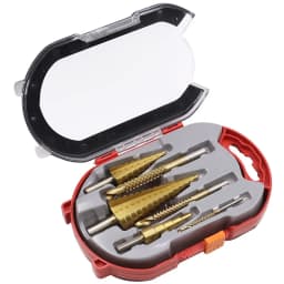 Titanium Plating 6Pcs Step Drill Bit Set High-Speed Reaming Pagoda Sawtooth