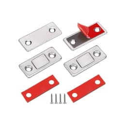 Magnetic Cabinet Catches Ultra Thin Door Strong Magnets Stopper Invisible Adhesive Drawer Magnet Lock for Kitchen Closet Closer
