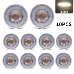 10PCS  LED Bulb GU10 Globe Light Spotlight Warm Cool White Lamp Bright DownLight