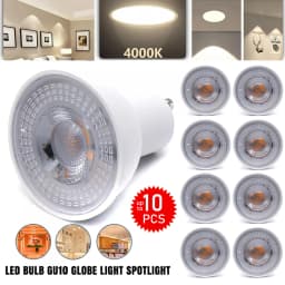 10PCS  LED Bulb GU10 Globe Light Spotlight Warm Cool White Lamp Bright DownLight