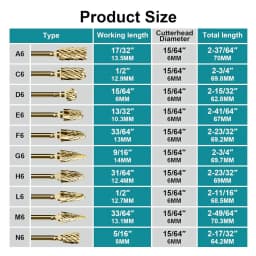 HORUSDY 10-Pieces Titanium Gold Carbide Burr Set 1/4" Hex Change Shank Die Grinding Bit