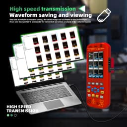 BSIDE 50MHz Digital Oscilloscope Multimeter 4-IN-1 Dual Channel 50MHz Bandwidth AC DC Voltage Current OHM Multifunction Teste