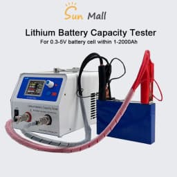 Battery Tester Battery Capacity Analyzer Charge and Discharge 50A Li-ion LiFePo4 Load Detection Aging Arrester Partial Capacity