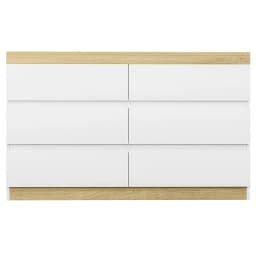 Modern White 6 Drawer Tallboy Chest Bedroom Storage Cabinet Dresser Organizer Furniture