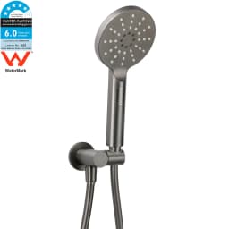 **Sydney Stock** KYLINS Brushed Gold Gun Metal Chrome Black Hand Held Shower Head Set Holder Kit Mixer Taps WELS WATERMARK