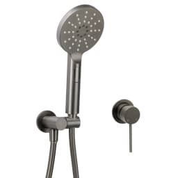 **Sydney Stock** KYLINS Brushed Gold Gun Metal Chrome Black Hand Held Shower Head Set Holder Kit Mixer Taps WELS WATERMARK
