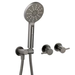 **Sydney Stock** KYLINS Brushed Gold Gun Metal Chrome Black Hand Held Shower Head Set Holder Kit Mixer Taps WELS WATERMARK