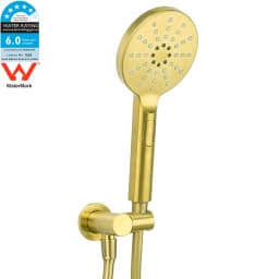 **Sydney Stock** KYLINS Brushed Gold Gun Metal Chrome Black Hand Held Shower Head Set Holder Kit Mixer Taps WELS WATERMARK