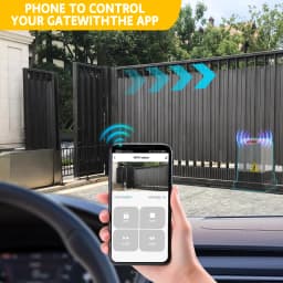Electric Automatic Sliding Gate Opener 2000KG Motor With 6 Remote & APP Control