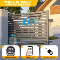Electric Automatic Sliding Gate Opener 2000KG Motor With 6 Remote & APP Control