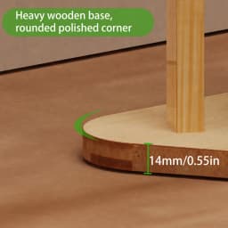 Tree Standing Coat Hanger Rack with 10 Hooks And Shelves Garment Clothes Storage Stand for Home Organization