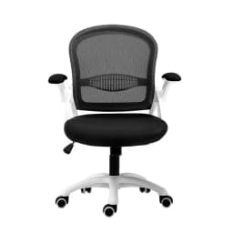 Mesh Office Chair Mid Back Black Ergonomic Swivel Desk Chair Adjustable Height Breathable Lumbar Support Rolling Task Chair