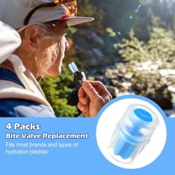 4Pack Bite Valve Replacement Sheath For Water Bladder, For Osprey Packs Hydraulics Reservoirs,Hydration Pack Bite Valve