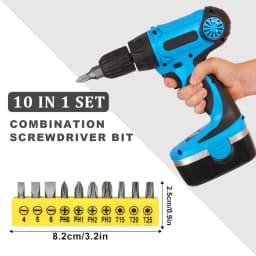18Pcs 360 Rotatable Hex Shank Impact Driver Socket Adapter Set 105° Right Angle Drill Attachment 10 Short Screwdriver Bits