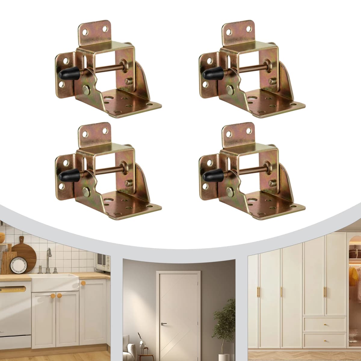 Iron Locking Folding Table Chair Leg Brackets Hinge, Locking Foldable Hinge, Foldable Brackets