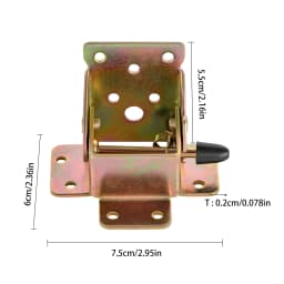 Iron Locking Folding Table Chair Leg Brackets Hinge, Locking Foldable Hinge, Foldable Brackets