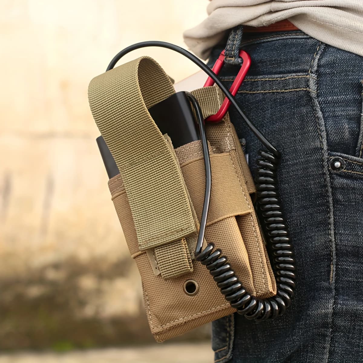 Molle Pouch Compact EDC Tool Waist Pouches Bag Mini Utility Belt Pouch for Men Running Hiking