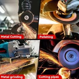 ONEVAN 3000W Brushless Electric Angle Grinder 6 Gears Cordless Portable Polishing Cutting Power Tool For Makita 18V Battery Pin